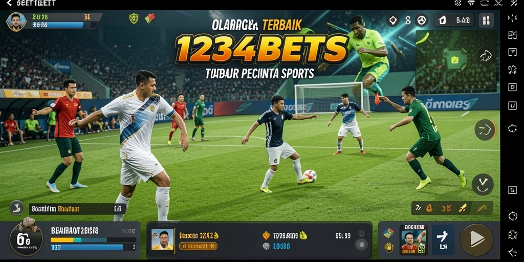 Tampilan gameplay seru di 1234BETS dengan grafik olahraga yang mengagumkan.
