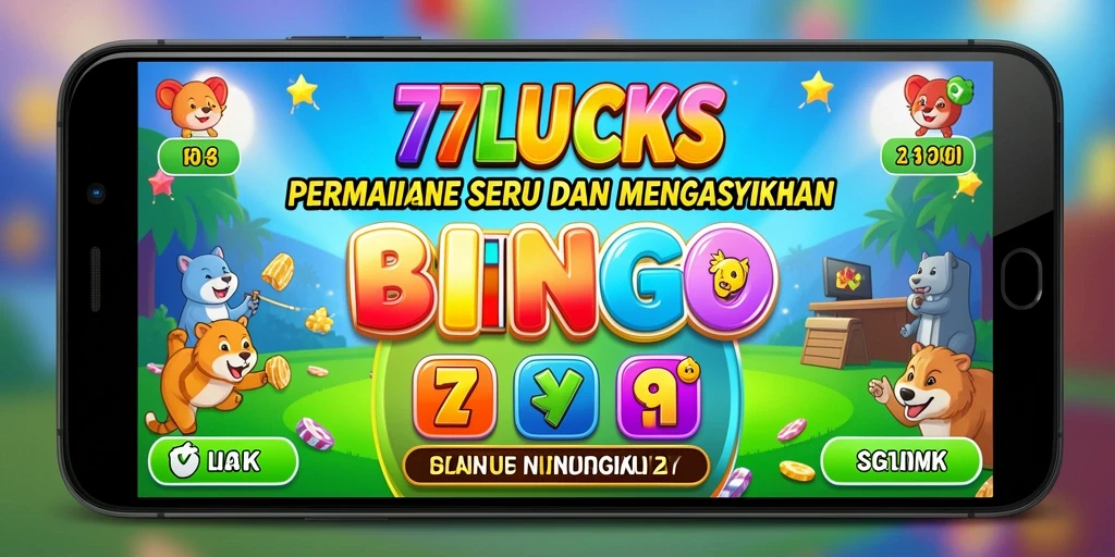 Screenshot gameplay Bingo seru di 77LUCKS.