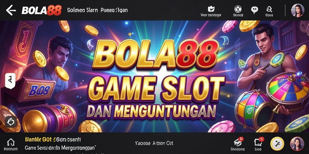 Tampilan screenshot gameplay slot BOLA88 yang menegangkan.