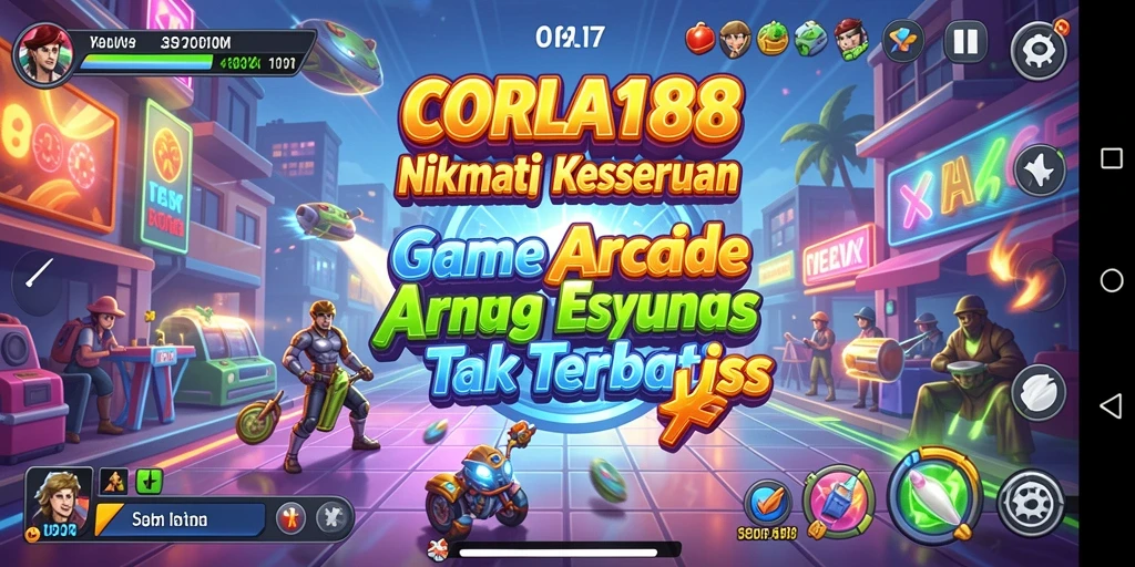 Screenshot gameplay CORLA188 yang menunjukkan aksi seru di dunia arcade.