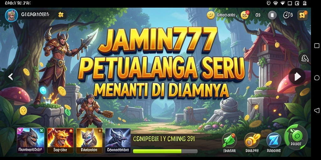 Tampilan gameplay petualangan seru dari JAMIN777 yang menakjubkan.