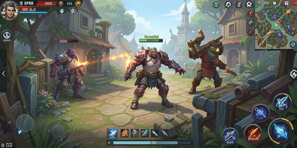 Screenshot RPRR menampilkan gameplay strategis yang menarik.